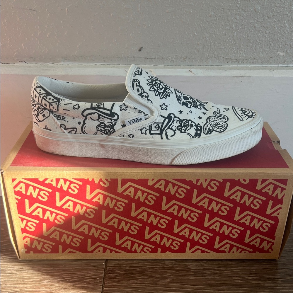 Vans Tattoo U Color slip ons